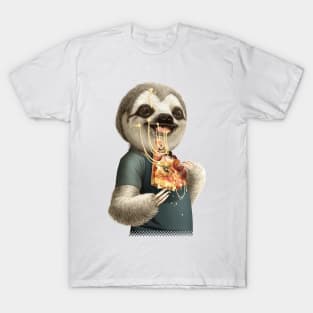 SLOTH EATING PIZZA T-Shirt